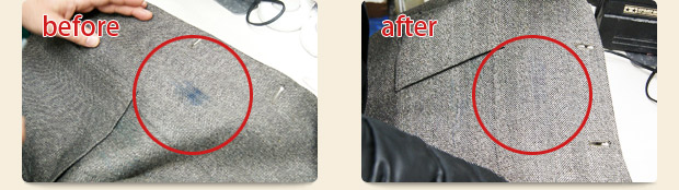 一言でシミ抜きといいますが、実は複雑なんです。染みにもたくさんの種類があります。